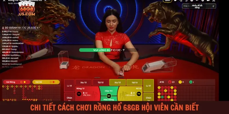 Chi tiết cách chơi Rồng Hổ 68gb hội viên cần biết